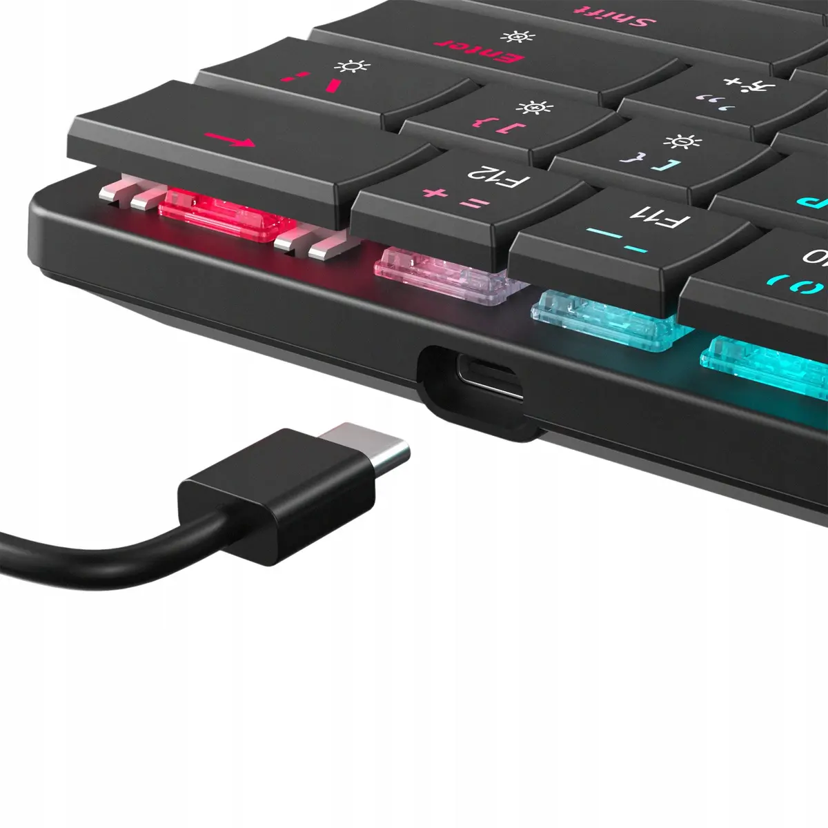 Mehāniskā tastatūra White Shark Nagamaki Black