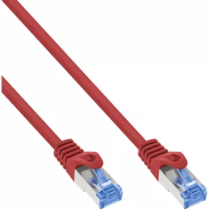 Networking Cable InLine 72601R RJ-45 Cat6a 1m Red