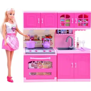 Toy kitchen set Anlily ZA2462 with light and sound, children's play furniture