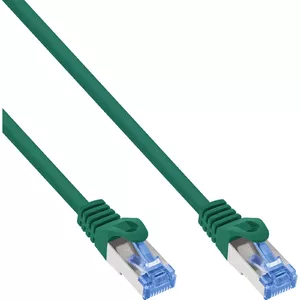 Networking Cable InLine 72655G RJ-45 Cat6a 0.5m Green