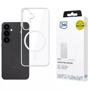 Protective phone case 3MK MagCase for Samsung Galaxy S25 — magnetic mounting, slim profile