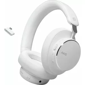AKG N9 Hybrid austiņas, vadu un bezvadu Bluetooth, baltas