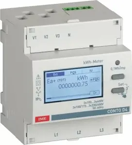 Трехфазный электросчетчик IME S.p.A. CE4TBMTMID с интерфейсом M-Bus и измерением через трансформаторы тока