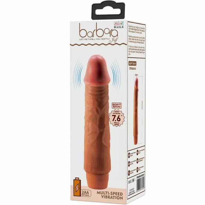 Vibrators BAILE JEFF reālistisks 19,5 cm D-242508 Photo 6