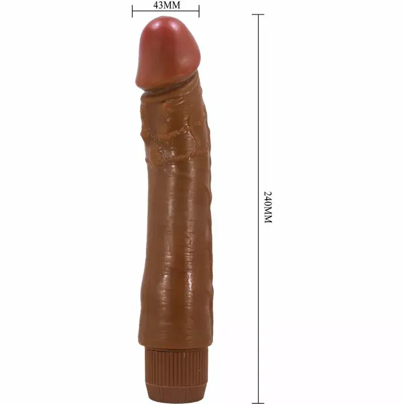 Vibrators BAILE Silicone Mulatto 24 cm Photo 4
