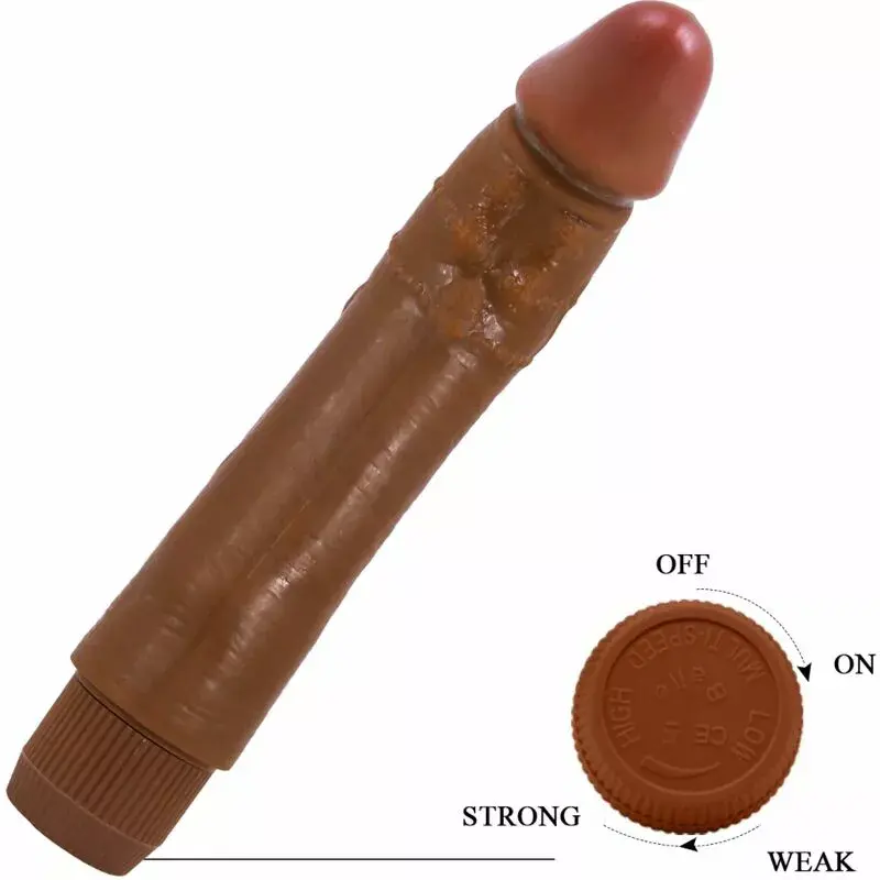 Vibrators BAILE Silicone Mulatto 24 cm Photo 5