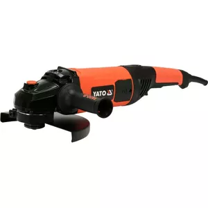 Leņķa slīpmašīna YATO YT-82110, 230 V, 50 Hz, kabelis 3 m, aizsardzības klase II, 6.6 kg