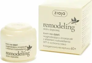 Дневной разглаживающий крем против морщин Ziaja Remodeling для 60+ 50 мл