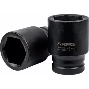 Impact deep socket 45 mm 1" (6-point) Forsage