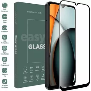 Защитное стекло Mobile Origin EasyGlass для Xiaomi Redmi A3, закалённое стекло, модель FRL-EG-XRA3