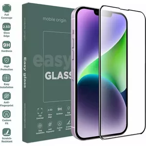 Закалённое стекло для экрана MOBILE ORIGIN EasyGlass для iPhone 14 Plus / 13 Pro Max (модель FRL-EG-i14Plus)