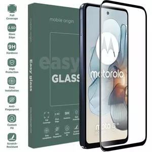 Tempered Screen Protector MOBILE ORIGIN EasyGlass for Motorola Moto G24 — model FRL-EG-MMG24