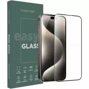 Защитное стекло MOBILE ORIGIN EasyGlass для iPhone 16 Pro, закалённое