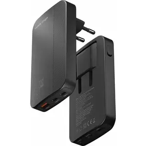 Сетевой адаптер MOBILE ORIGIN GAN-65W-SLM-BLK 65 Вт GaN 1x USB-A, 2x USB-C