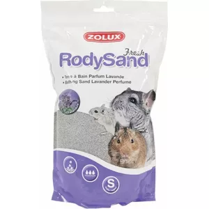 Bath Sand ZOLUX Rody Sand 2 L — lavender scent, small-animal bathing substrate