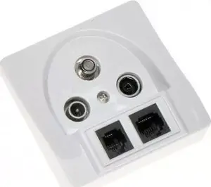 Конечная розетка No name GAR-SAT/2RJ SAT+RJ45+RJ11 Photo 1