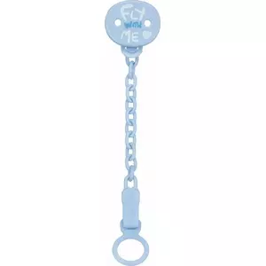 Цепочка‑держатель для соски CHICCO 40842 с зажимом — синий
