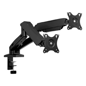 Monitor Mount ICY BOX IB-MS204-T 32" Grey Silver Clamp Grommet