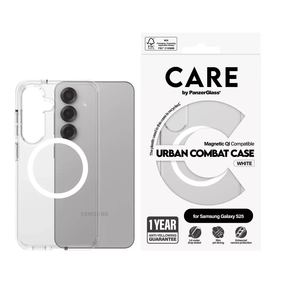 Vāks PanzerGlass CARE by Flagship Case Samsung Galaxy S25 Photo 2
