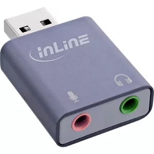 Audio Converter InLine 33051E USB Type-A Grey 42mm x 30mm x 12mm