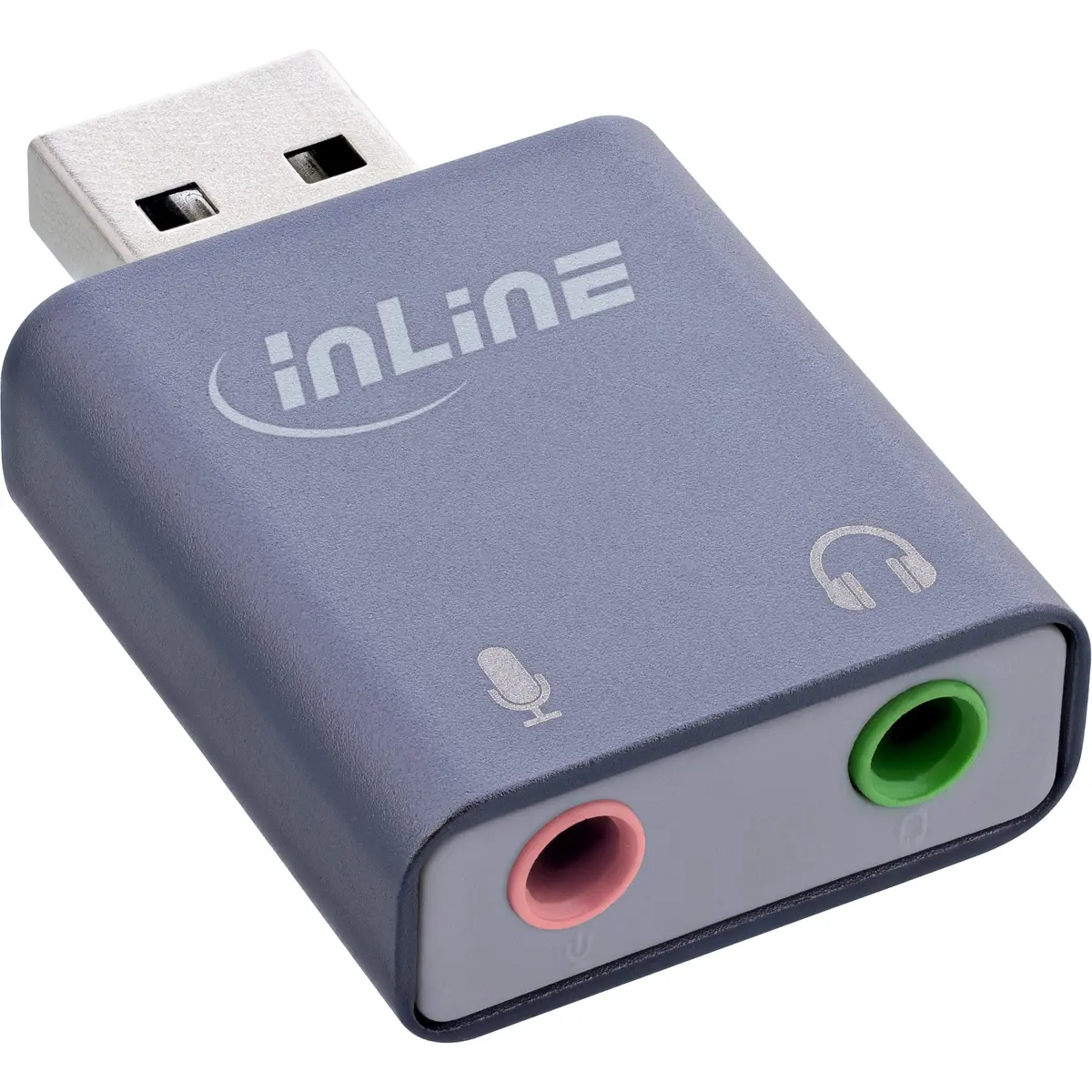 InLine 33051E Audio Pārveidotājs Pelēks ar