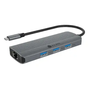 USB хаб ICY BOX IB-DK4034a-CPD Проводной USB 3.2 Gen 1 Type-C 100W