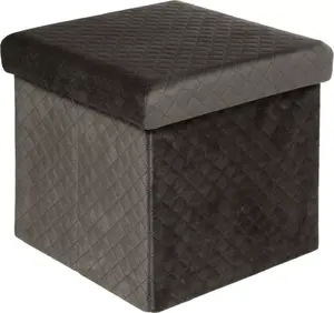 Ottoman Storage Pouf 5_five Stylowa 31x31 cm — Openable Cube Seat and Footstool