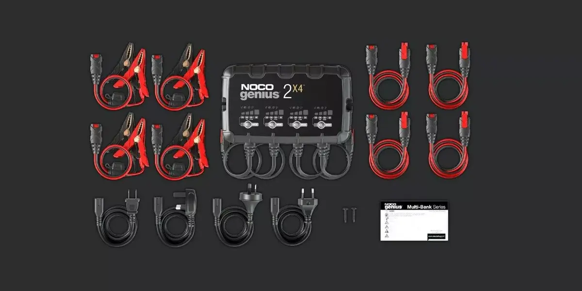 Зарядное устройство NOCO GENIUS2X4 8A 4-канала Photo 4