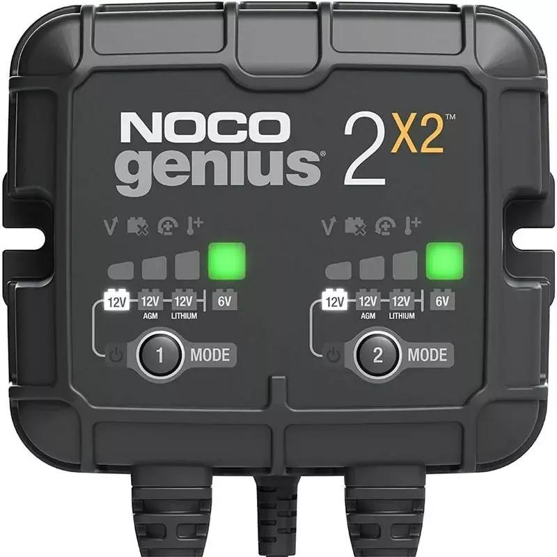 Battery charger NOCO GENIUS2X2 4A 2-bank Photo 2