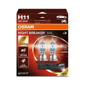 Halogen bulb set Ledvance H11 12V 3700K, 2 pieces