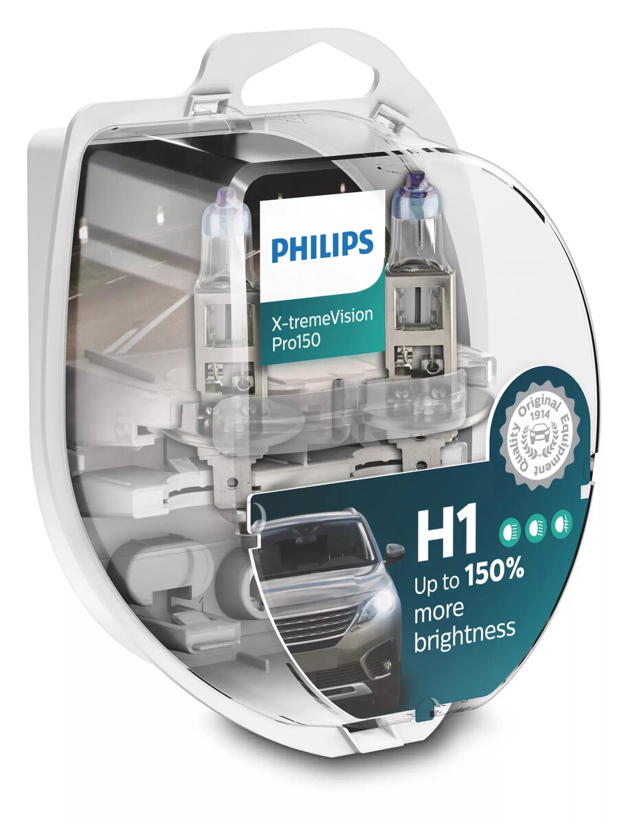 Halogēna auto luktura spuldze Philips X-tremeVision
