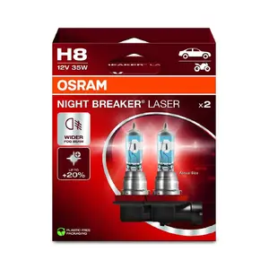 Headlight Bulb Ledvance Night Breaker Laser H8 12V 35W PGJ19-1