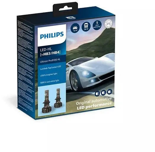 Philips LED bulb HB3/HB4 U91 HL 11005U91X2 Photo 2