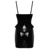 Мини-платье black level Vinyl Dress Peplum M Photo 7