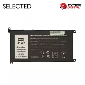 Аккумулятор для ноутбука extra digital YRDD6 3600mAh, совместимая замена для некоторых моделей DELL