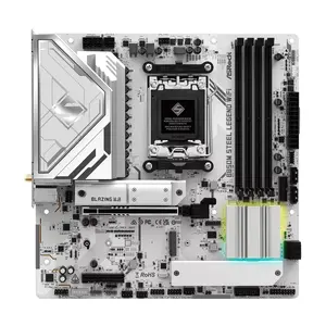 Материнская плата ASRock B850M Steel Legend WiFi — AMD B850, Socket AM5, microATX, DDR5, 4 DIMM, Wi‑Fi 7, 2.5Gb LAN