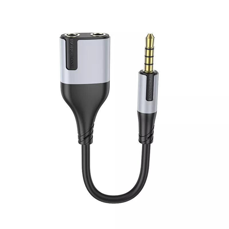 Audio kabelis Borofone BL19 2‑in‑1 3