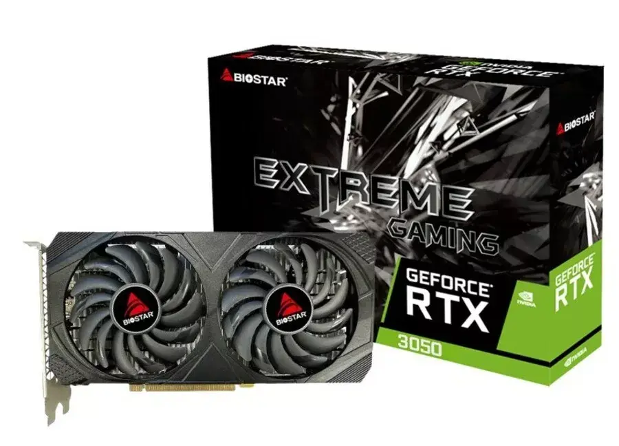BIOSTAR GeForce RTX 3050 6GB grafiskā karte Photo 2