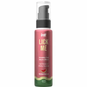 Edible gel INTT LUBRICANTS LICK ME WATERMELON D-241745 — вкус арбуза, разогревающий эффект