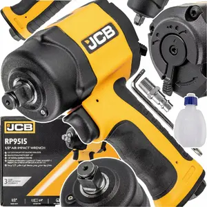 Impact wrench JCB pneumatic 1/2" drive, 1200 Nm torque, model JCB-RP9515