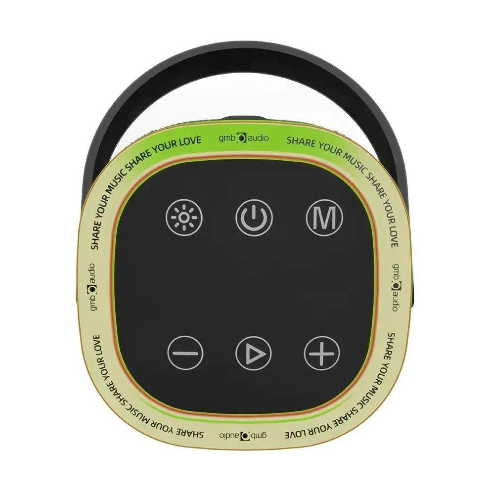 GEMBIRD SPK-BT-LED-06 pārnēsājams Bluetooth skaļrunis Photo 2