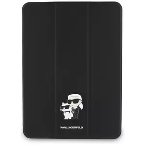 Tablet cover Karl Lagerfeld KLFC11RM24SAKCK for iPad Air 11" Black Saffiano Magnetic closure