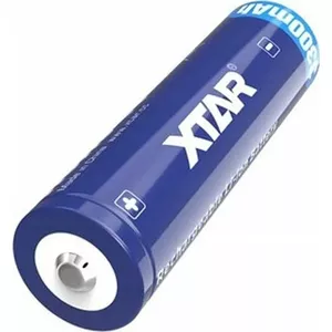 Rechargeable 18650 lithium-ion battery XTAR 3.6V 3300mAh, 1.85 cm × 68.8 mm, 1 pc