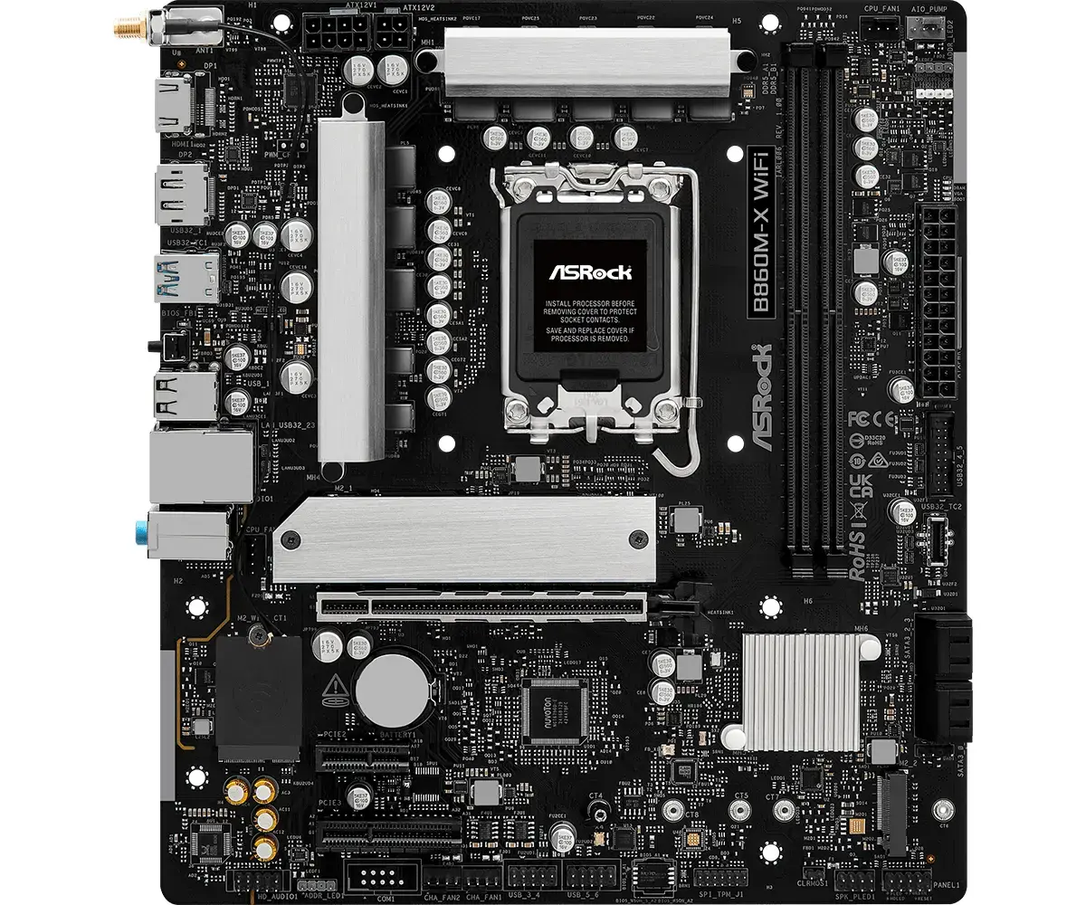 ASRock B860M-X WiFi материнская плата — Intel B860 Photo 2