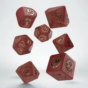 Dice game Q-Workshop RDRA4C — plastic dice set, adult & child, unisex