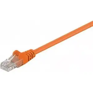 Сетевой кабель GOOBAY 95201 Cat5e U/FTP (STP) оранжевый 0,25 м RJ-45—RJ-45, контакты с позолотой