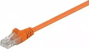 Сетевой кабель Goobay 0.5 м RJ-45, оранжевый