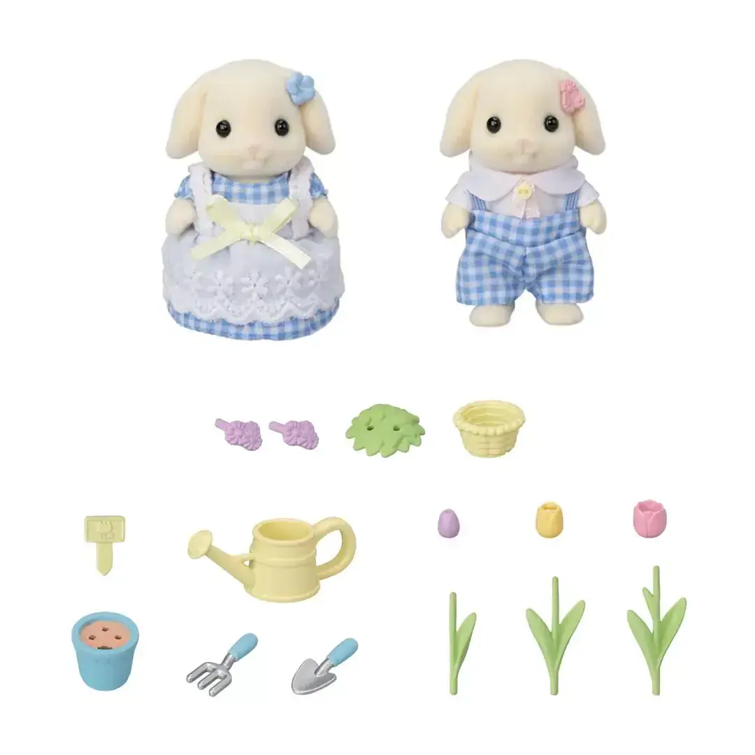 Epoch Sylvanian Families Blossom Gardening Set — Кролики Флора Photo 3