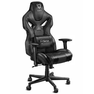 Эргономичное игровое кресло Diablo Chairs X-Fighter — регулировка высоты, черное