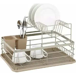 Dish Drying Rack KingHoff KH-1839 two-tier stainless-steel 43×32×27 cm